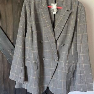 Lane Bryant Plaid Blazer